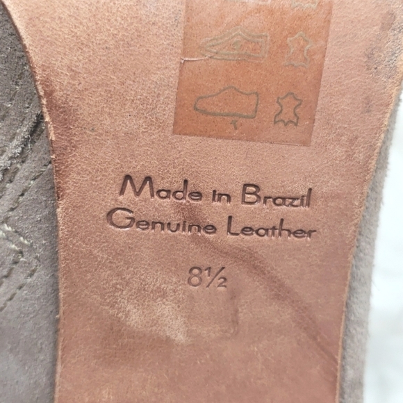 Madewell The Billie Boot in Suede F5045 8.5 tan - Picture 14 of 16